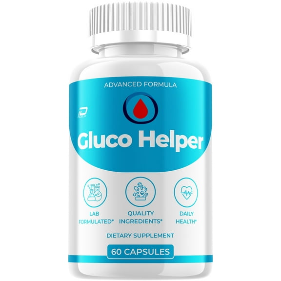 Gluco Helper Capsules – GlucoHelper Natural Blend Glycogen Support, 1 Pack, 60 Capsules