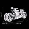 thumbnail image 4 of Modelo, decoración de escritorio, rompecabezas, motocicleta, metal, montaje DIY, juguete rompecabezas 3D, 4 of 8
