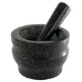 thumbnail image 1 of Cole & Mason Black Mortar & Pestle - Gifts for Cooks - Culinary Chef Gifts - Unpolished Stone Mortar & Pestle for Kitchen - Large Grinding Bowl for Herbs & Spices - 5.5", 8 lb, 1 of 8