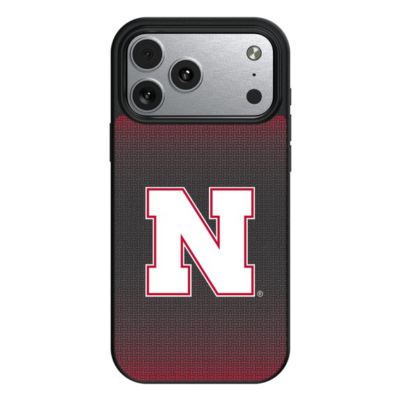 Nebraska Huskers Linen Logo iPhone Magnetic Bump Case