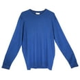 thumbnail image 1 of Kinross Chandail à Col Rond Navy/ pour Hommes avec Basculement Contrasté - TG, 1 of 2