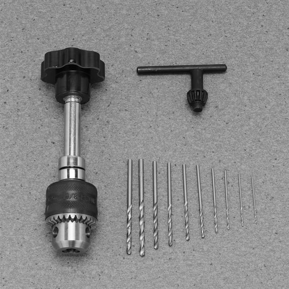 WESIEVYA 1Pc Compact Hand Drill For Adults With 12X4Cm Size And Metal Build