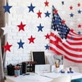 thumbnail image 3 of Topboutique 4th of July Decorations Red White Blue Patriotic Star Streamers Banner Garland Patriotic Hanging Decorations for Independence Day Celebration Holiday Decorations,6 Pcs-6.56 ft/Pc, 3 of 7