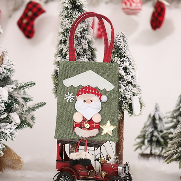 RKSTN christmas deals Christmas Gift Doll Bags Small Christmas Gift Bags Christmas Knitted Doll Gift Bags Santa Snowman Deer Doll Storage Bag Christmas Gift Bags