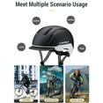 thumbnail image 3 of Tignapoo LIXADA Ventilated Cycling Helmet with Detachable Visor for Urban Commute and Sports, Size 59-61cm, Lightweight and Breathable Design in Multiple Colors, 3 of 7