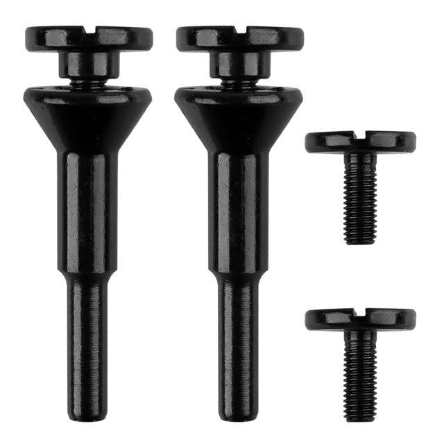 Mandrin de Montage 3/8 Po & 1/4 Po Trou d'Arbre (2 Pack), Roue de Coupure pour Accessoires de Moulin à Matrice Outil de Forage