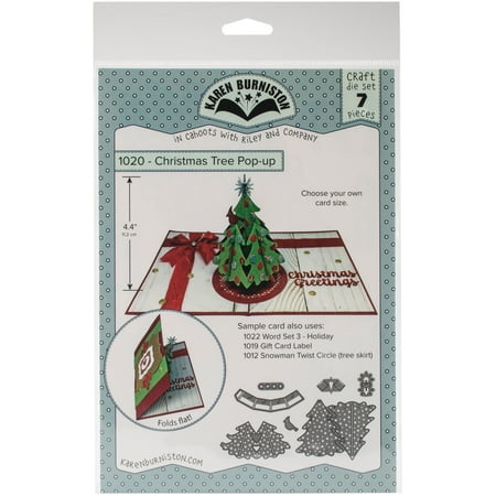 UPC: 0084282632326 | Karen Burniston Dies Christmas Tree Pop-Up