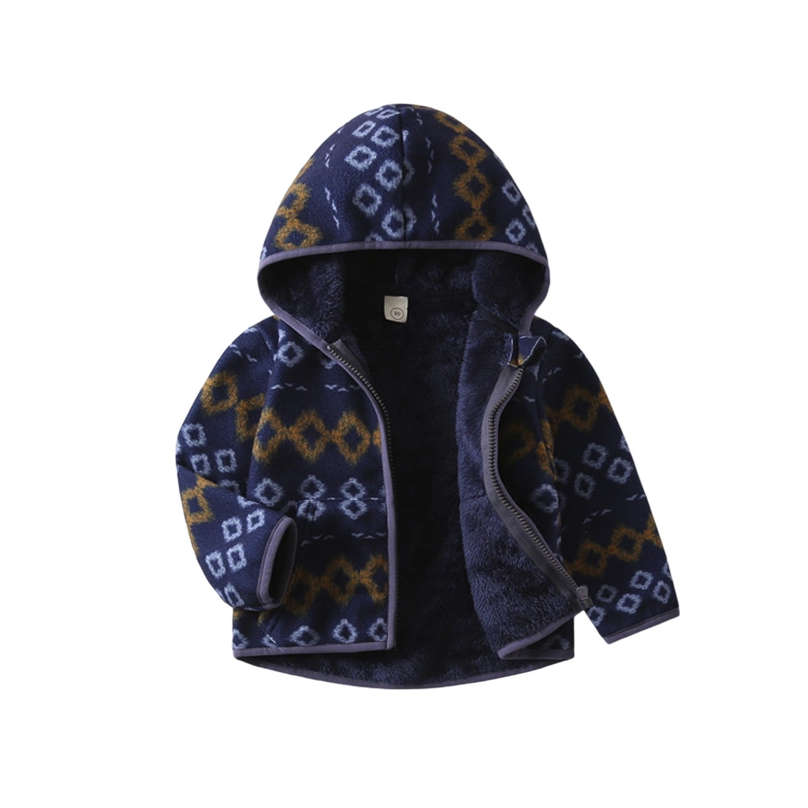 Generisch Garçons Bébé Garçon Veste à Capuche Polaire Manteau D'hiver Chaud Avec Fermeture Éclair Pour Tout-petits Vêtements D'extérieur Doux Avec Capuche Épaisse Pour Temps Froid Livre De Coloriage