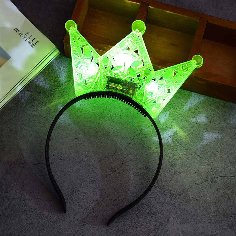 BUTTERFLY- Led Headband Crowns For Kids Princess Party Supplies Costume Accessories 4 Pcs