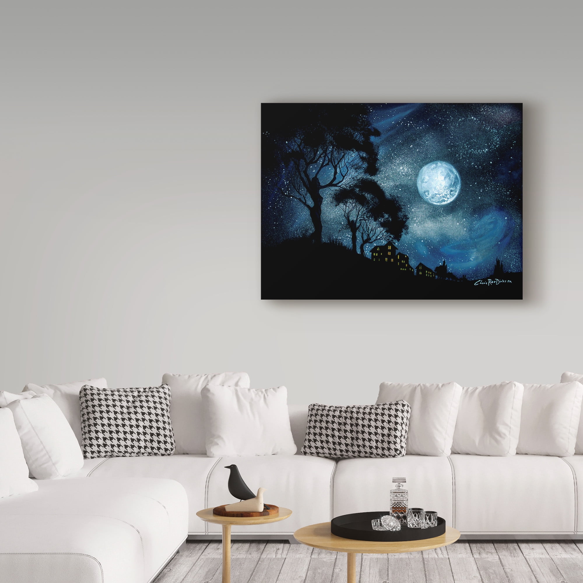Trademark Fine Art 'Moon Age Daydream' Canvas Art by Cherie Roe Dirksen