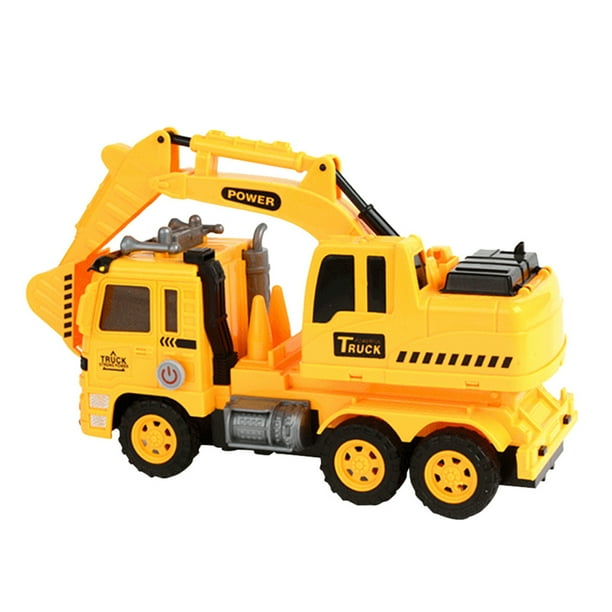 Truck and Trailer Toys for Boys AlloyInertia Dumping Truck Excavator