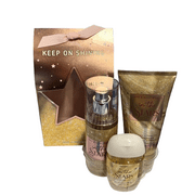 Bath and Body Works In The Stars Mini Gift Set Trio, Fragrance Mist, Body Cream and Hand Gel, Travel Size - Packaging May Vary