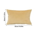 thumbnail image 4 of Pillow Cover Solid Velvet Throw Pillow Cover 1 Piece No Pillow Insert For Home Sofa Bedroom Office, 4 of 9