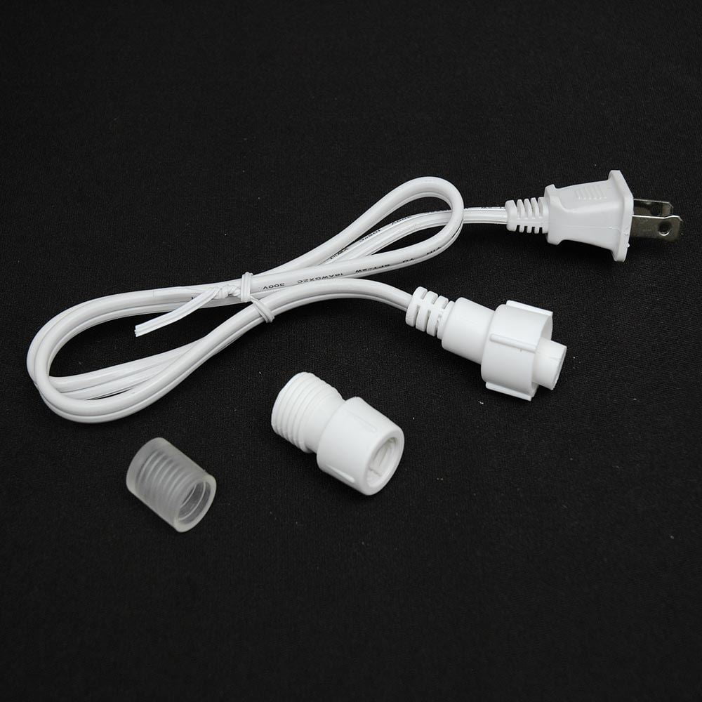 Novelty Lights 1/2" Rope Light Connector Cord, 2 Wire, Kit Comes with