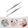 thumbnail image 2 of Shisuyan 2Pcs Anti-Static Stainless Steel Tweezers Precision Tweezers Useful Tweezers, 2 of 8