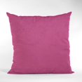 thumbnail image 5 of Plutus Pink Solid Shiny Velvet Luxury Throw Pillow - Double sided 16" x 16", 5 of 5