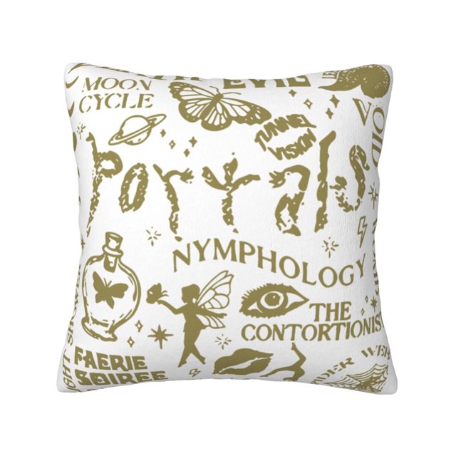 Fundas de almohada de terciopelo Melanie Martinez, fundas de almohada decorativas suaves y acogedoras con cremallera oculta para dormitorio, sofá, sillón, funda de almohada de terciopelo