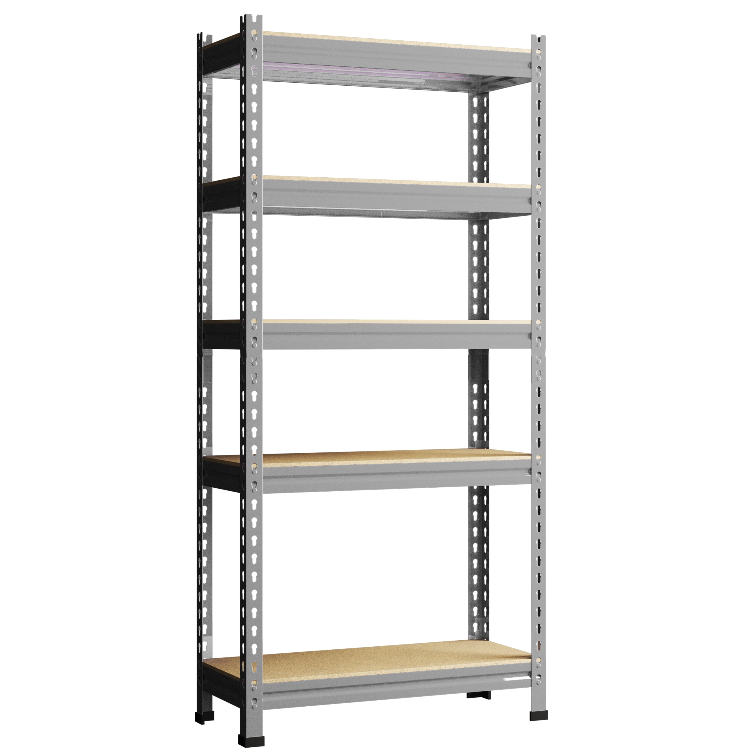 Kuma Tool 5 Tier Adjustable Metal Storage Shelf Unit Steel Shelving for ...