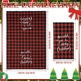 thumbnail image 3 of JOOCAR Christmas Kitchen Towel, 16x27.5 Inch Christmas Decor Towel, Red Black Buffalo Plaid Christmas Tree Retro Truck Merry Christmas Towel for Kitchen Decor Housewarming Gift Towel Set of 4, 3 of 5