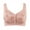 Pink, variant on Bigersell Women Snap Front Bra Womens Floral Print Bralettes Crop Tops Padded Bra no Underwire Front Close Sports Bra Underwear Breathable Seamless Wire-Free Bras S34-3434