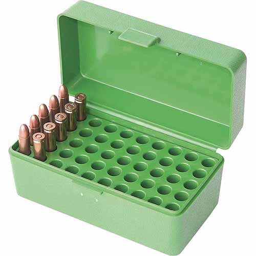 Plano 122850 Small Rifle Ammo Case Holds 50 Rounds of 22-250/.30-30/.32/.233 