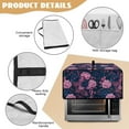 thumbnail image 6 of Renewold Small Appliance Cover for Toaster Oven, Keep Kitchen Appliance Free From Dust And Fingerprint, Smart Oven Air Fryer Cover Kitchen Decor, 22.5 x 18.5 x 13 Inches, Peony Dark Blue Pink, 6 of 7