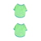 thumbnail image 2 of Methold Chaleco para cachorros Suavidad Exquisito Perros Camisetas Suministros para mascotas Ropa para perros Varios tamaños Estilo simple Sudadera para Verde XXL 2piezas Methold CBP395363, 2 of 6