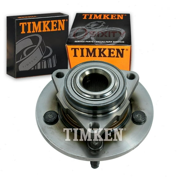 Timken Front Right Wheel Bearing Hub Assembly compatible with Dodge Ram 1500 3.7L 4.7L 5.7L V6 V8 2004-2008