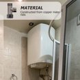 thumbnail image 4 of Shisuyan Three Way Adapter Copper Adapter Water Heater Pipe Adapter Water Heater Tube Adapter, 4 of 9