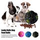 thumbnail image 2 of Pelota de comida rosa (A) para perros con fugas, colorida, con sonido extraño, rechinar los dientes, resistente a mordidas, juguete con sonido, pelota rompecabezas, suministros para mascotas grandes, 2 of 8
