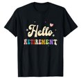 thumbnail image 1 of AALJY Retired 2024 Funny Hello Retirement For Women Groovy T-Shirt, 1 of 5