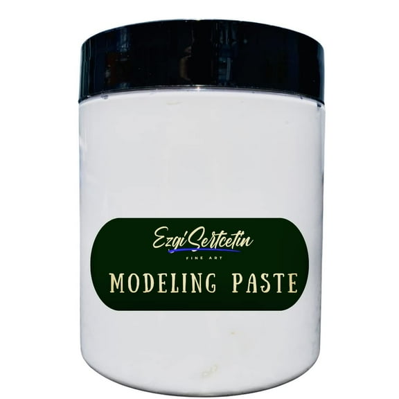 Premium Modeling Paste | Molding Paste | 8 oz | Lightweight Product | Ideal for Artwork and DIY | Perfect Density | by Ezgi Sertcetin