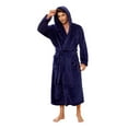 thumbnail image 1 of VULCANODON Mens Robe Big and Tall with Hood,Full Length Plush Robe for Men Long Fleece Bathrobe, 1 of 4