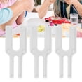 thumbnail image 4 of Fluff Ball Weaver, 3 Pcs Durable Plastic DIY Handcraft Pom Pom Maker Simple Operation Inventive Fine Workmanship Pompom Maker Weaver Tool Sewing Accessories For Scarf Knitted Hat, 4 of 8
