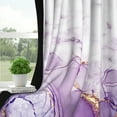 thumbnail image 6 of Dashan Purple Marble Blackout Curtains for Bedroom,Modern Luxury Darkening Curtain for Living Room,52x63 Inch,2 Panels, 6 of 7