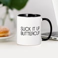 thumbnail image 3 of CafePress - Suck It Up Buttercup Mugs - 11 oz Ceramic Mug - Novelty Coffee Tea Cup, 3 of 4