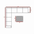 thumbnail image 2 of Living Source International LSI Antibes 10-piece Sectional Set with Cup Holders and Sunbrella Cushions Taupe, 2 of 5