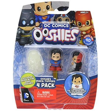 Ooshies Set 1 Dc Comics Series 1 Action Figure (4 Pack)