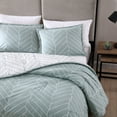 thumbnail image 2 of City Scene Ceres Cotton Green 3 Piece Comforter Set-Full/Queen, 2 of 5