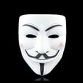 thumbnail image 1 of Disfraz para fiestas de V de Vendetta, mácara del hacker anonymous, Guy Fawkes, Halloween, Navidad, máscara de la película para adultos y niños., 1 of 3