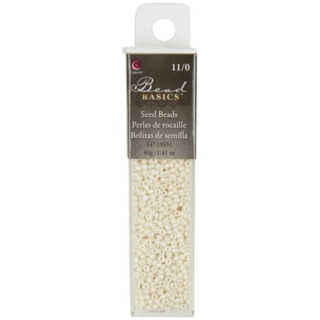 - Cousin Jewelry Basics Glass Seed Beads Seed Beads, 1.1 oz-11/0