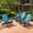 Dark Teal, variant on Ariel Outdoor Water-Resistant Adirondack Chair Cushions (Set of 4), Dark Teal