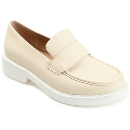 

Journee Collection Womens Saydee Loafer Round Toe Slip On Flats