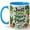 Blue, variant on Just One More Plant Coffee Mug, Houseplant Lover Garden Quote Design, 11 oz Ceramic Cup