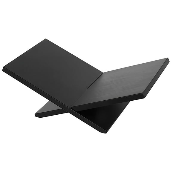 Modern Wood Desktop Book Stand, Solid European Style Magazine Rack, V-Shaped Reading Holder, Decorative Display Organizer for Office, Study, Home, Showroom Decor