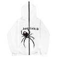 thumbnail image 4 of Sudadera de araña Y2K oscura europea y americana para hombres y mujeres, sudaderas con capucha góticas para parejas, sudadera de Cremallera larga de gran tamaño Harajuku, 4 of 4