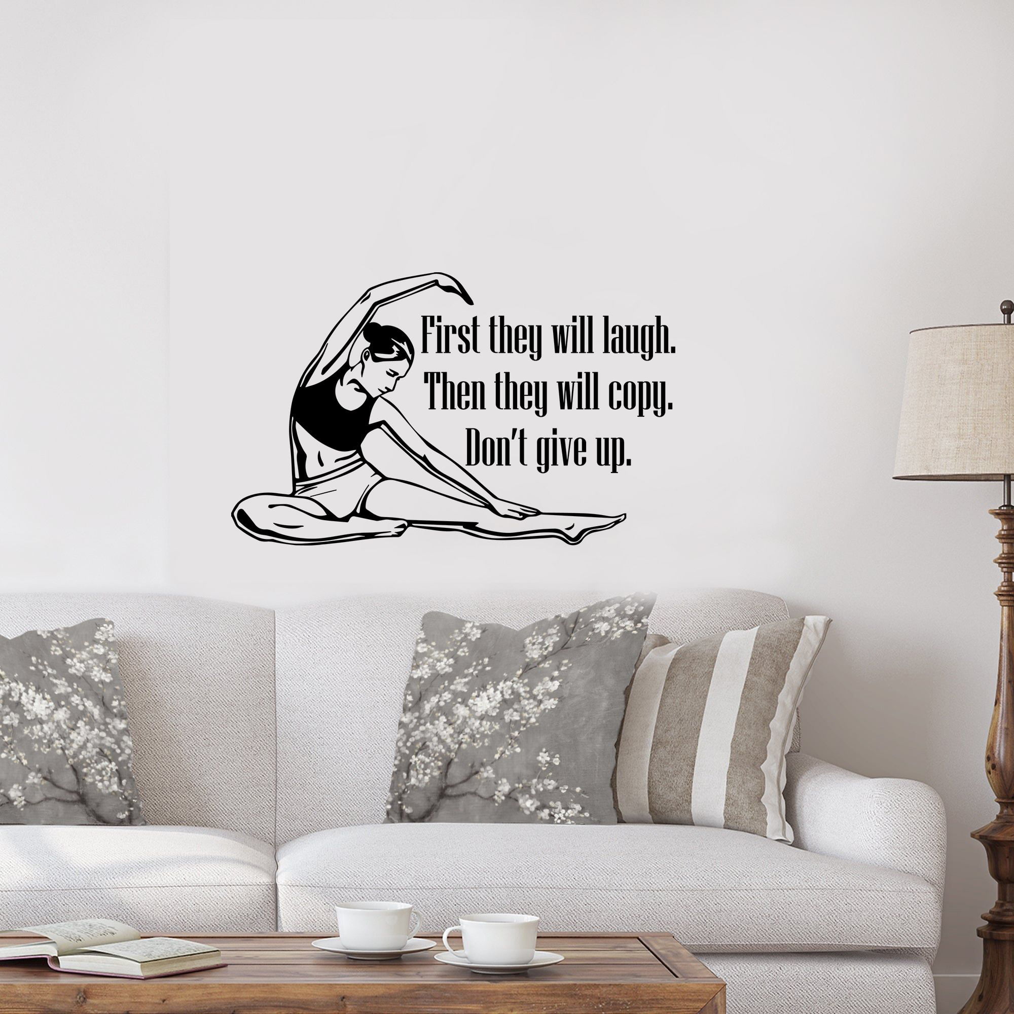Strength Doesn't Come Wall Sticker Wall Chick Decal Art Sticker Quote 
