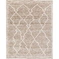 thumbnail image 6 of BoutiqueRugs Horsmonden Bohemian, Transitional Area Rug - Medium Brown, Off White - 18" x 18" Sample, 6 of 6