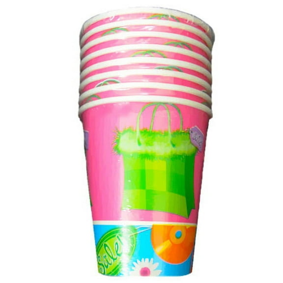 Shopping Spree 9oz Paper Cups (8ct)