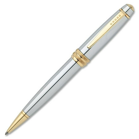 Chrome Pen Set - Cross, CROAT0452S6, Bailey Executive-styled Chrome Ballpoint pen, 1 Each